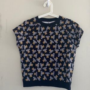 Moschino black bear cotton shirt, size :s